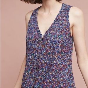 Anthropologie Maeve Multicolor Saona Swing Tank